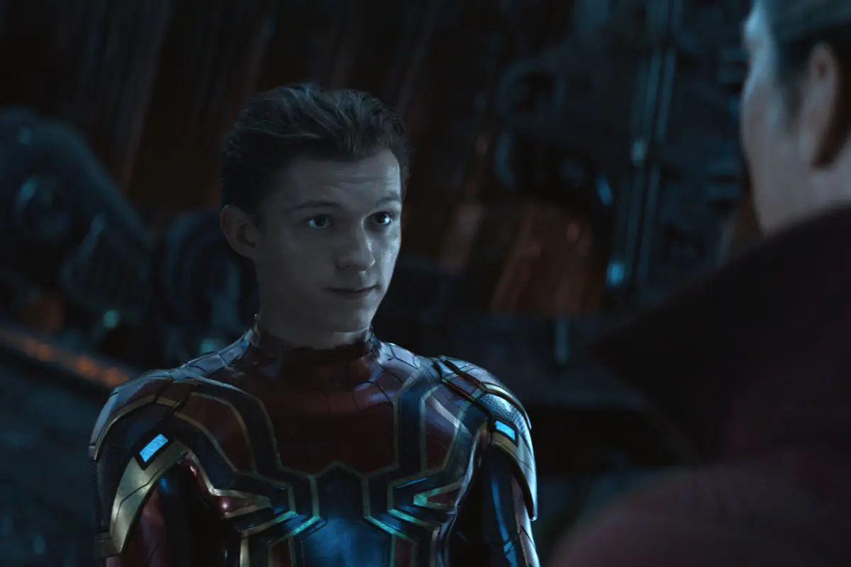 Image result for spiderman and ironman infinity war