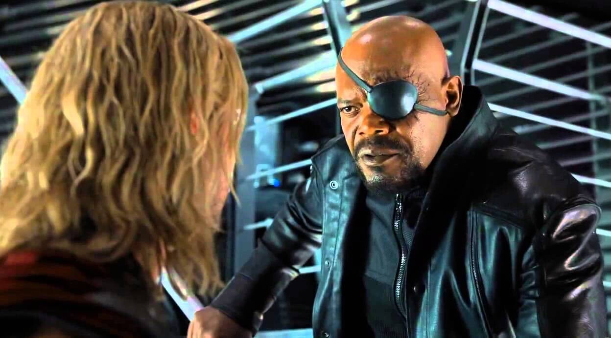 Nick Fury and Thor