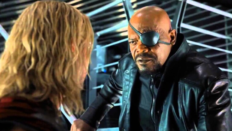 Nick Fury and Thor