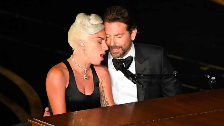 Lady Gaga and Bradley Cooper